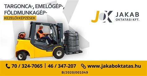 Gépkezelő képzés