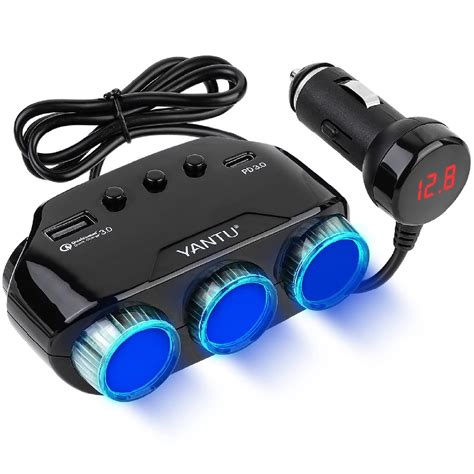 GINTOOYUN Autós Szivargyújtó Adapter