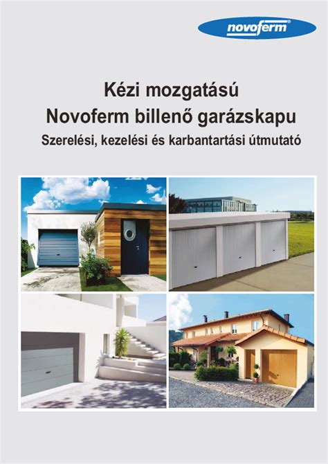 Garázskapu szerelési útmutató