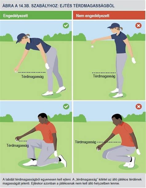 Golf szabályok infografika