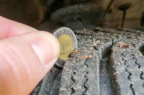 Gumi profilmélység ellenőrzése 100 forintossal