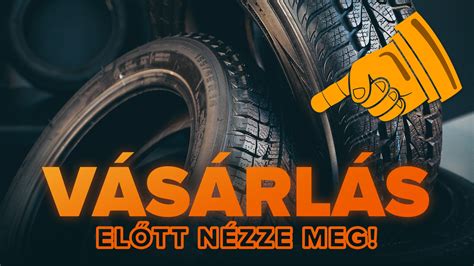 Gumiabroncsok típusai