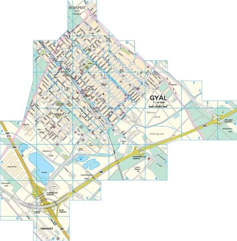 Gyál térkép