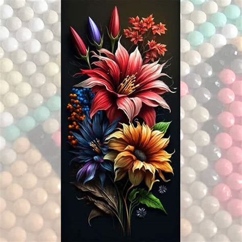 Gyémántszemes festmény