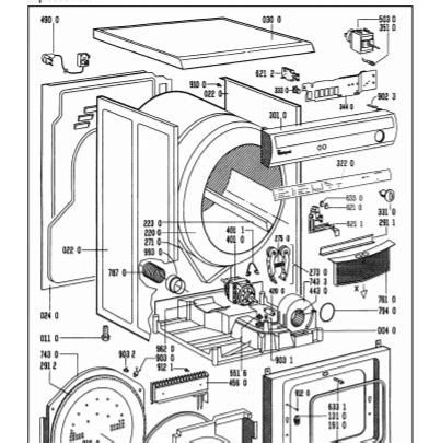 Ignis mosógép robbantott ábra