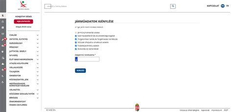 Jármű Szolgáltatási Platform