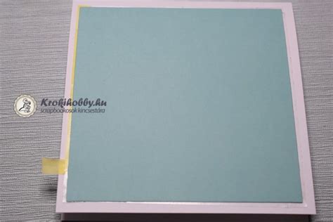 Kétoldalas ragasztóval rögzített tükörlap