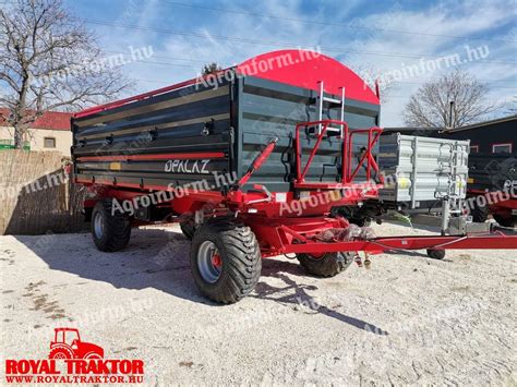 Kéttengelyes billenős pótkocsi