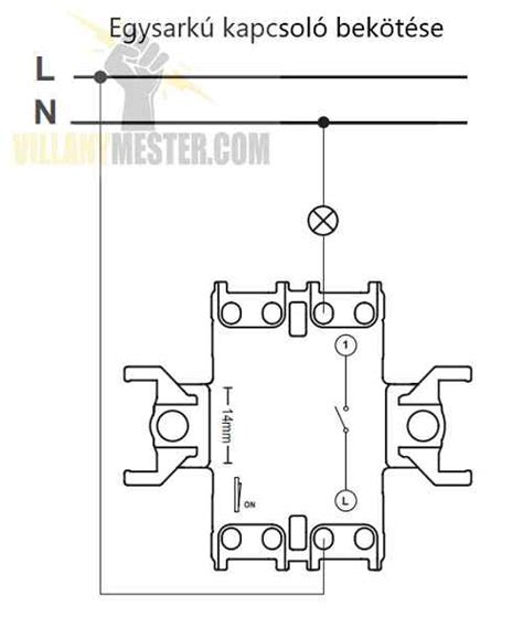 Kapcsoló bekötése