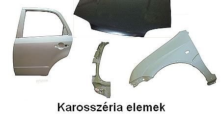 Karosszéria alkatrészek