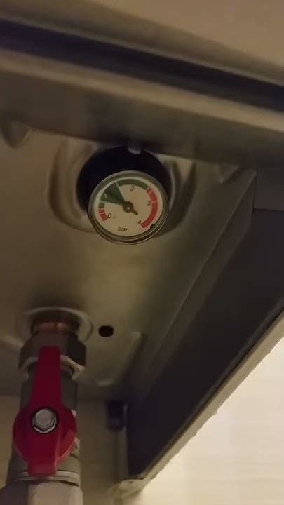 Kazán víznyomás beállítása