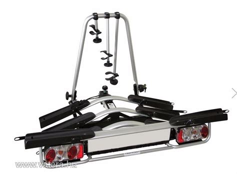 Kerékpárszállító vonóhorogra szerelve