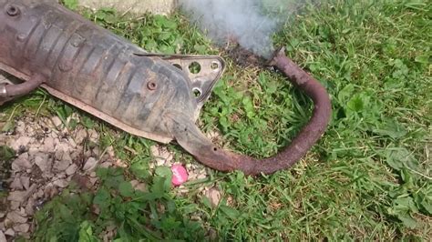 Kipufogó kiégetése