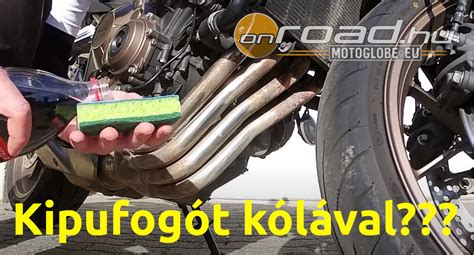 Kipufogó tisztítása