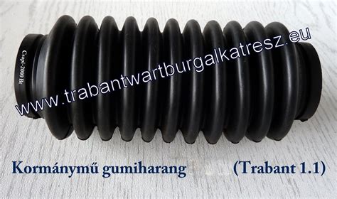 Kormánymű gumiharang