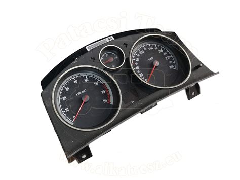 Műszeregység alkatrészei