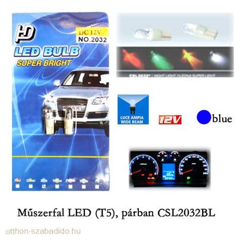 Műszerfal LED tuning