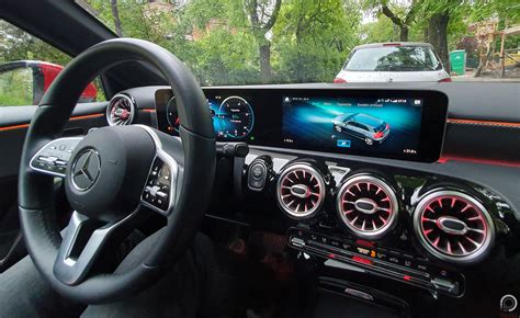 Mercedes A-osztály belső tér