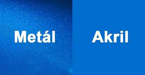 Metál és Akril fényezés különbsége