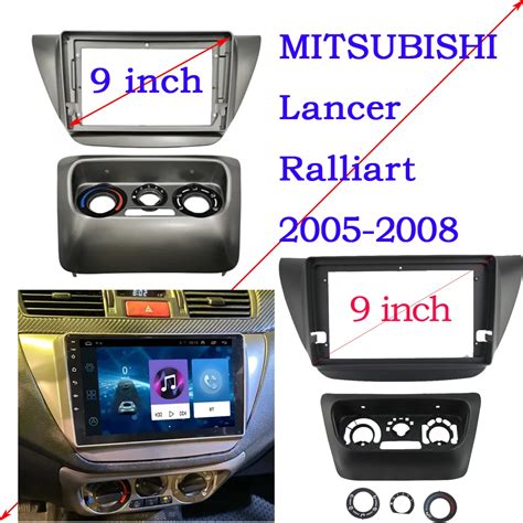 Mitsubishi Lancer műszerfal 2 DIN rádióval