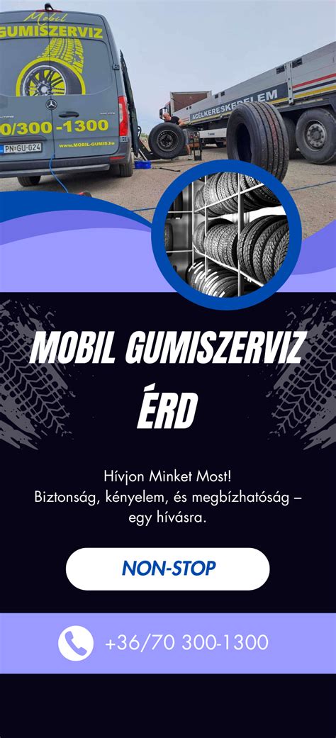Mobil gumiszerviz Érd