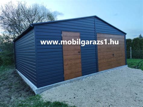 Mobilgarázs PVC ponyvával