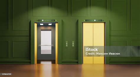 Modern lift belső tér