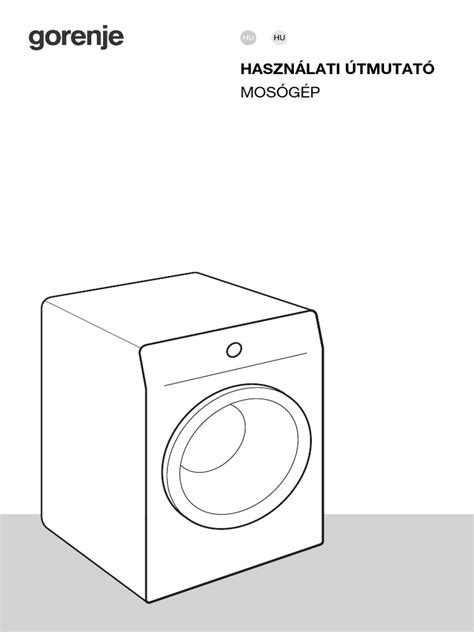 Mosógép szerelési útmutató