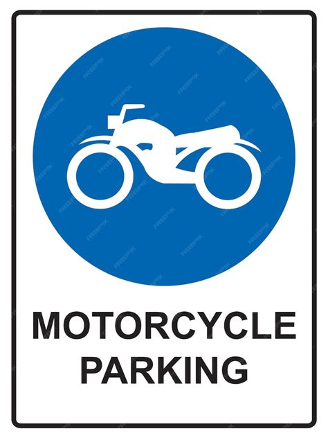Motorcycle Parking Sign