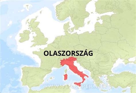 Olaszország elhelyezkedése