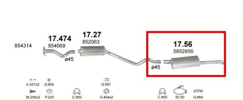 Opel Combo kipufogódob