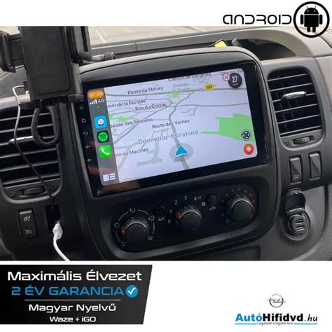 Opel Vivaro autórádió