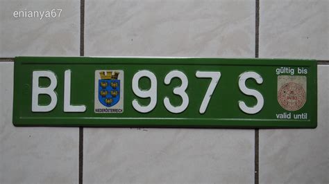 Osztrák zöld rendszám