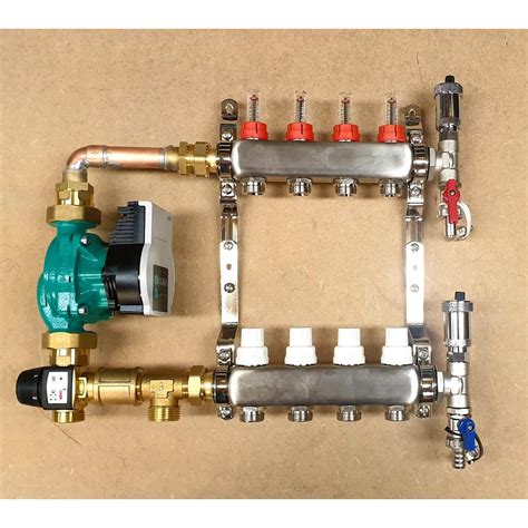 Padlófűtés osztó-gyűjtő