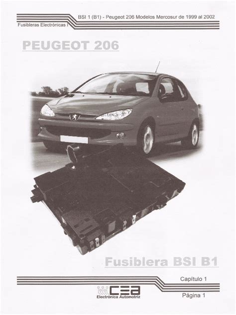Peugeot 206 BSI relék cseréje