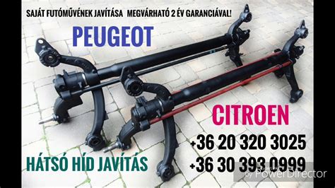 Peugeot hátsó futómű