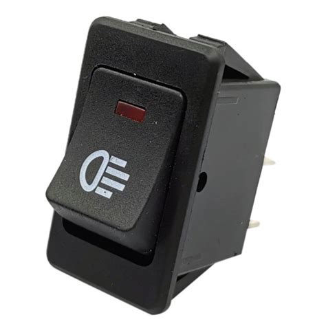 Piros LED-es Ködlámpa Kapcsoló