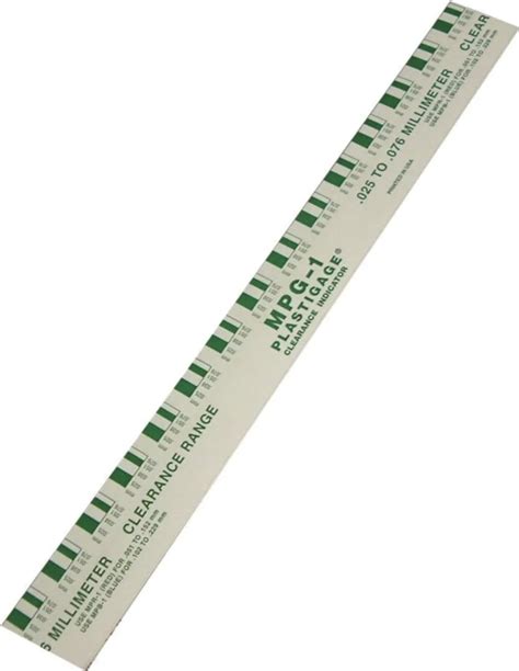 Plastigage használata