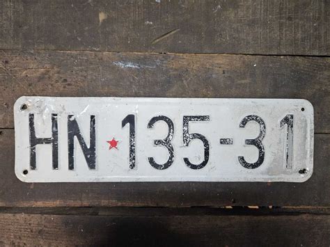 Régi jugoszláv rendszám