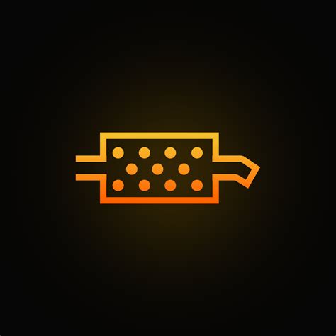 Részecskeszűrő figyelmeztető lámpa