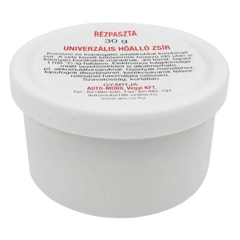 Rézpaszta használata