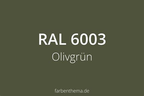 RAL 6003 Olivgrün