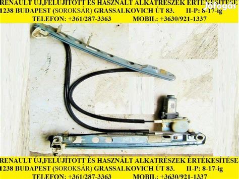 Renault Megane II ablakemelő probléma