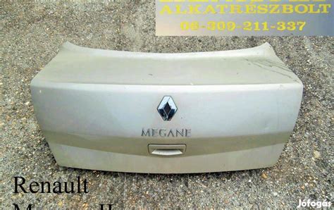 Renault Megane II csomagtér zár szerkezete
