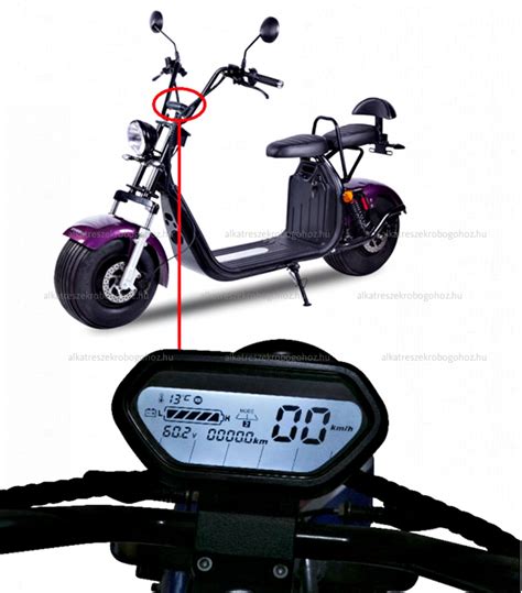 Robogó műszerfal bekötési rajza