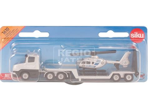 Siku vontató kamion és helikopter