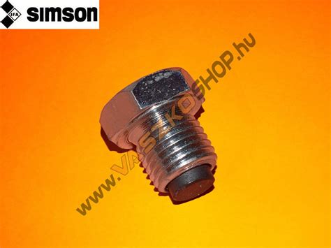 Simson olajleeresztő csavar