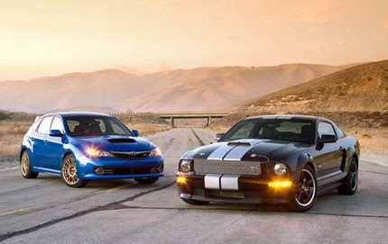Subaru Impreza WRX STI vs Ford Mustang GT
