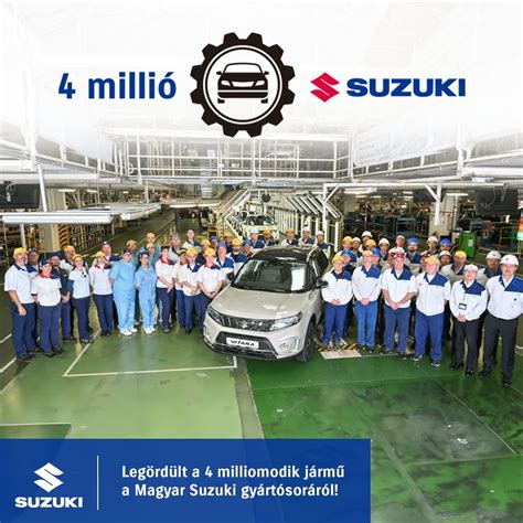 Suzuki 4 milliomodik autó