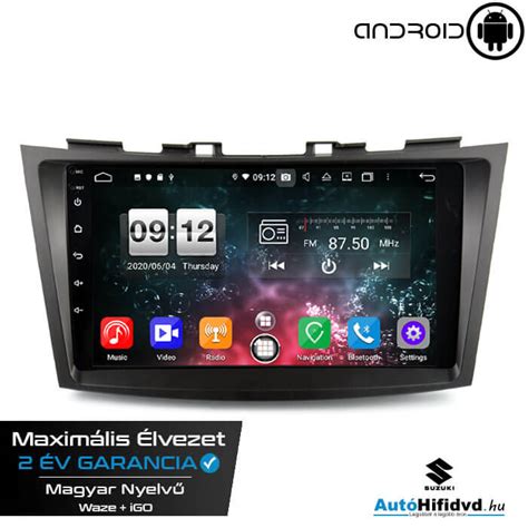 Suzuki Swift autóhifi rendszer